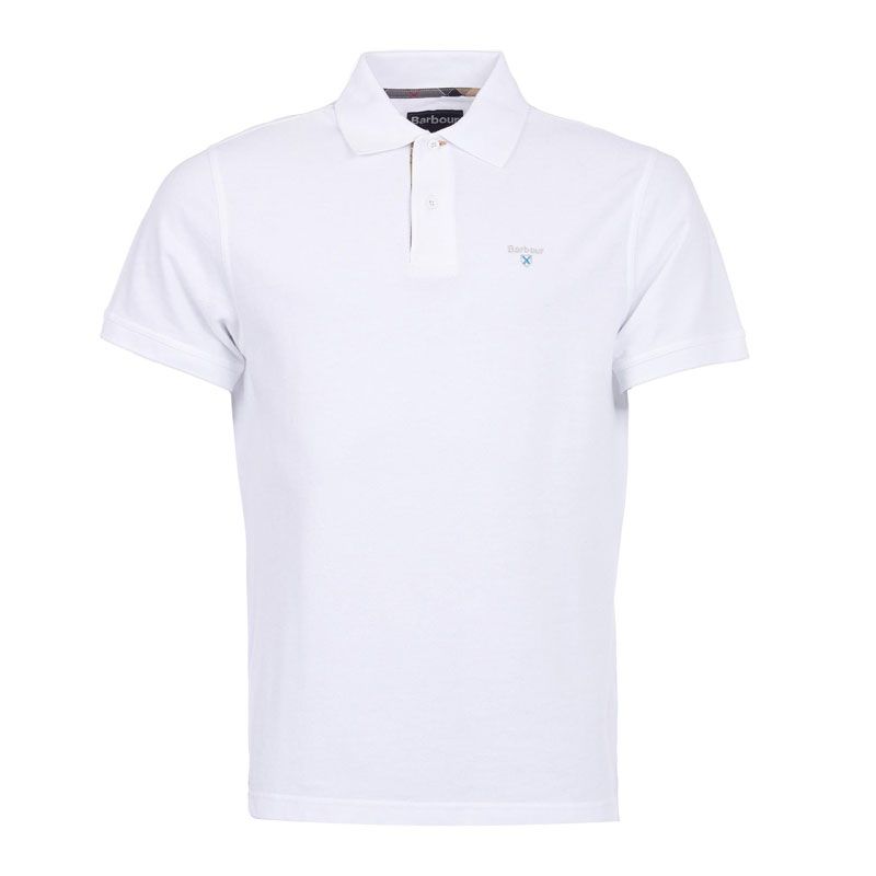 T-shirt tartan piqué Barbour