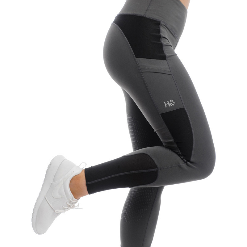 Leggins Riding Tights Silicon Horseware gris