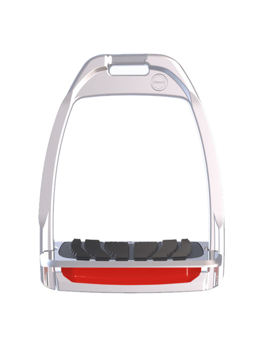 Etriers Hunter H incliné Gripp Flex-On rouge