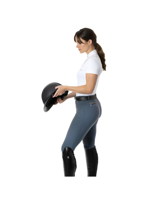 Pantalon dynamique knee grip LeMieux gris 1