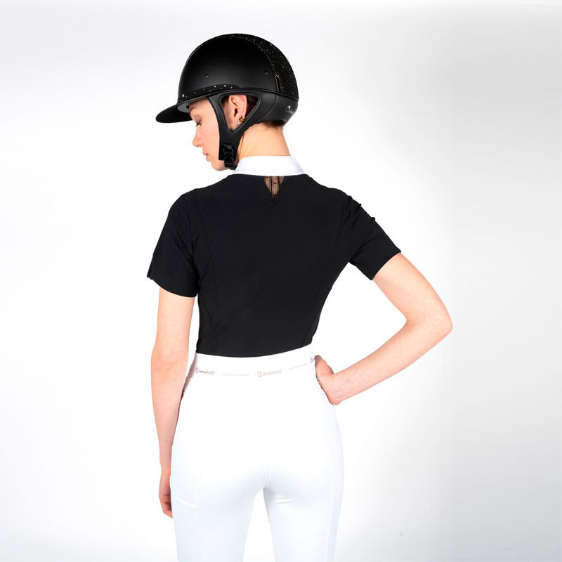 Polo de concours Bianca Samshield noir