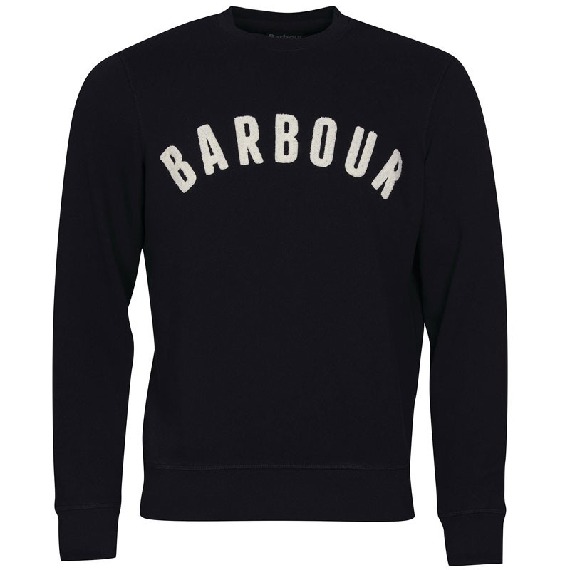 Sweat homme Barbour noir