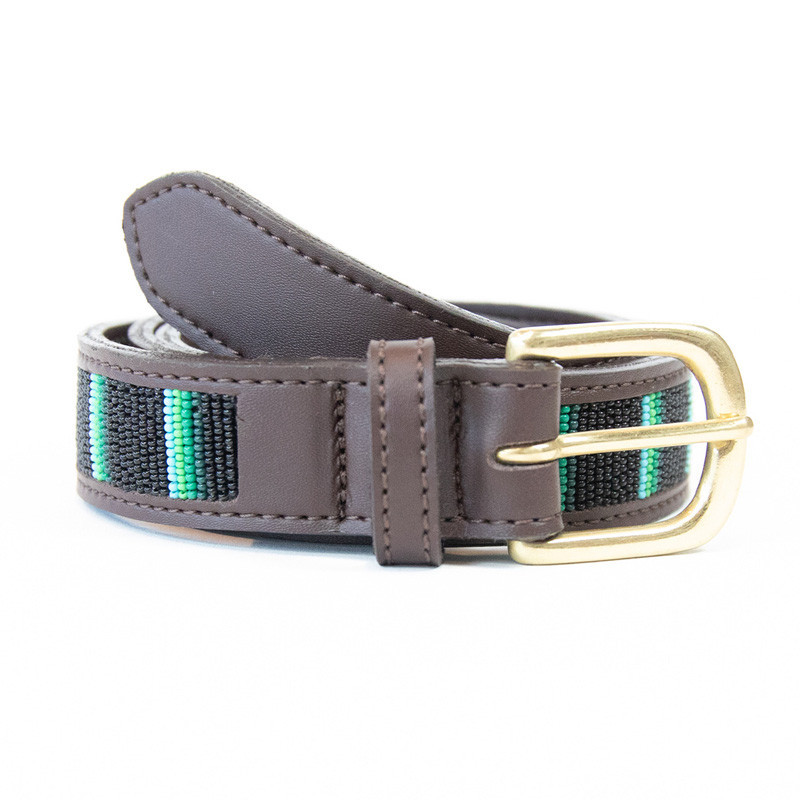 Ceinture Perles faites main Kentucky noir 1