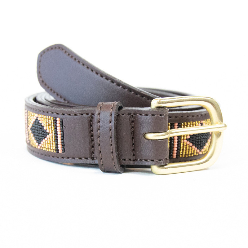 Ceinture Perles faites main Kentucky or 1