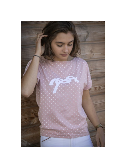 T-shirt Poppy Pénélope rose 1 T-shirt Poppy Pénélope rose 1