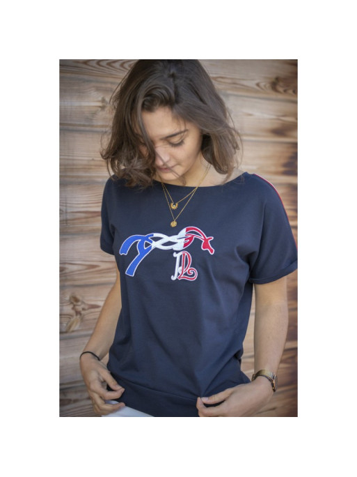 T-shirt Poppy Pénélope marine 1
