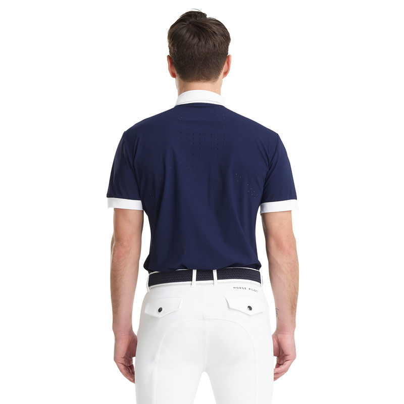 Chemise de concours Aerolight MC 2022 Homme Horse Pilot navy