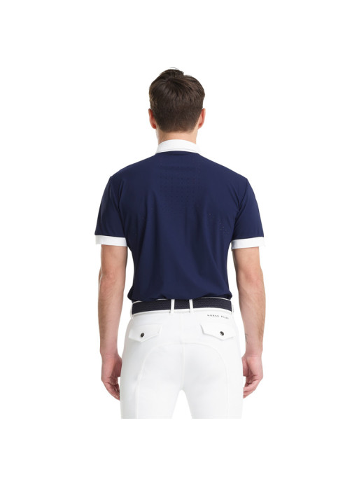 Chemise de concours Aerolight MC 2022 Homme Horse Pilot navy