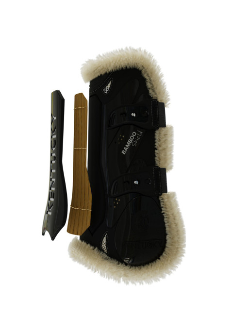 Guêtres Bamboo shield Elastic mouton vegan Kentucky noir Guêtres Bamboo shield Elastic mouton vegan Kentucky noir