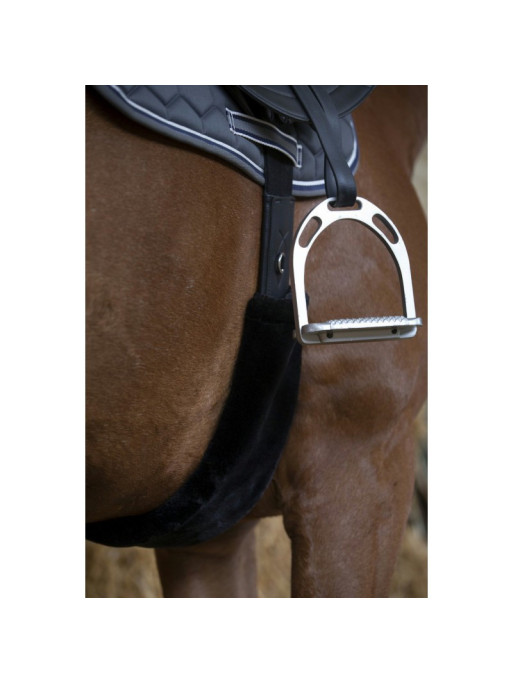 Fourreau de sangle Equithème noir 1