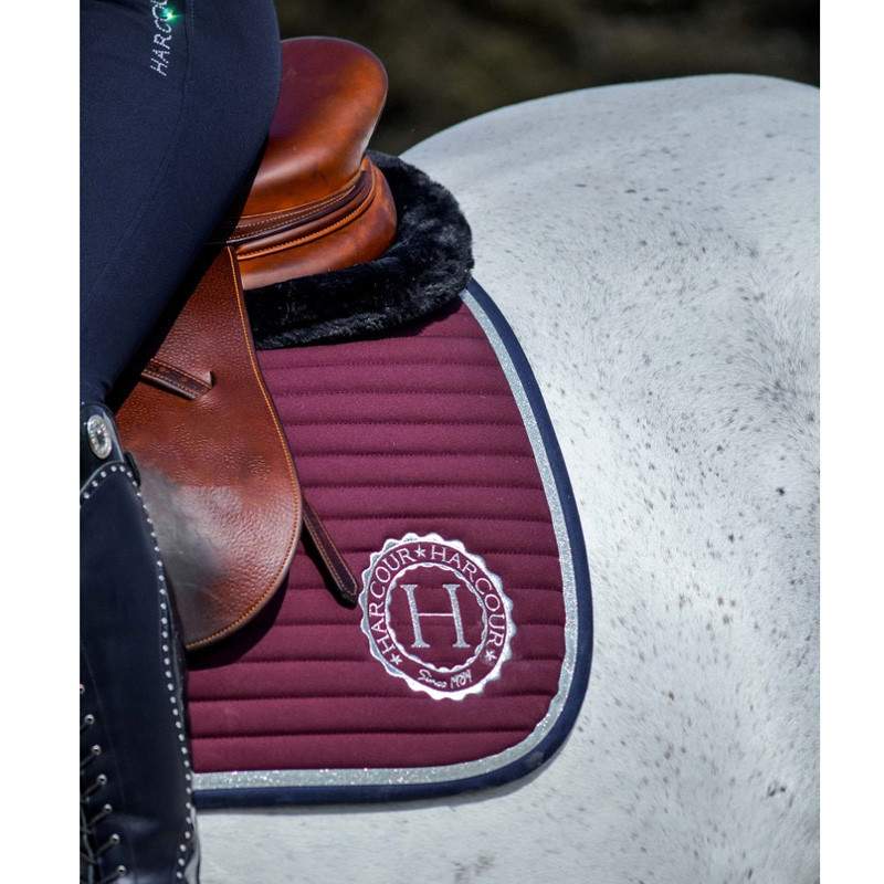 Tapis de selle Karembar CSO Rider Harcour bordeaux