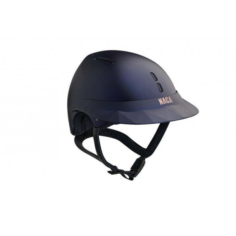 Casque Gravity S Mat Naca bleu rosegold