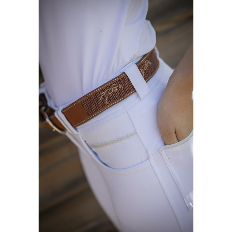 Ceinture Pearlog Penelope marron 2