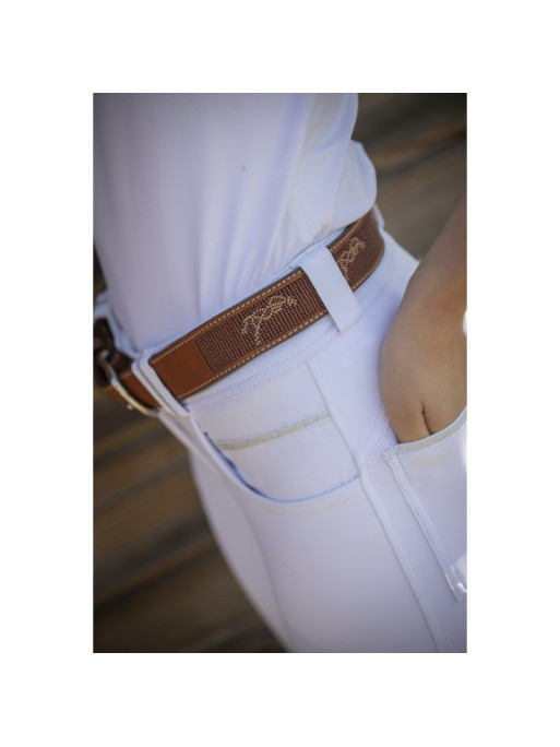 Ceinture Pearlog Penelope marron 2 Ceinture Pearlog Penelope marron 2