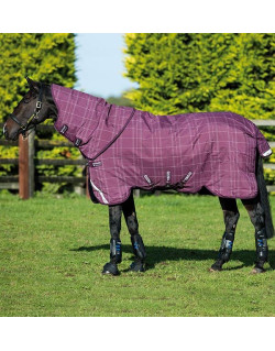 Tapis De Turnout Horseware Rhino Pony – 250g, Poids Moyen, Imperméable, Bleu Marine, Tailles 3'9 à 5'9