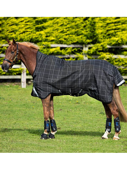 Couverture cheval Horseware Rhino Wug Vari Layer black grey white check & grey Couverture cheval Horseware Rhino Wug Vari Layer black grey white check & grey