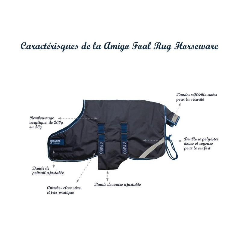 Couverture poulain Amigo Foal Rug Ripstop Horseware