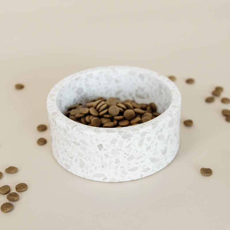 Gamelle pour chien en pierre Terrazzo Kentucky