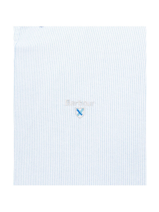Chemise Striped Oxford Tailored Barbour bleu
