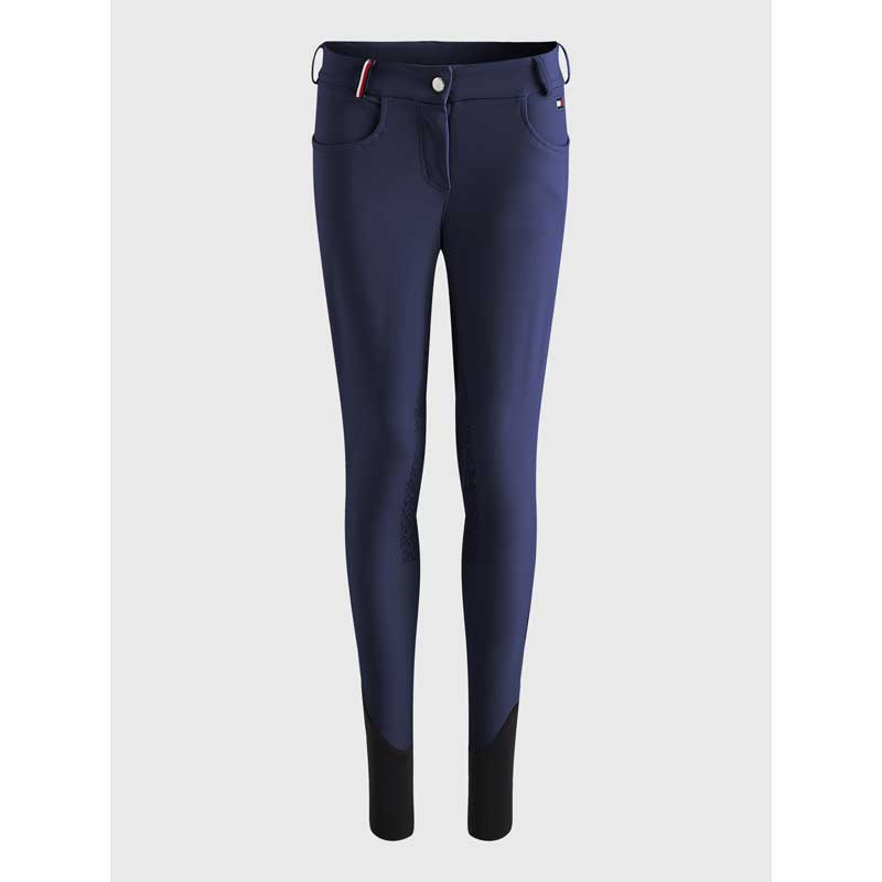Pantalon D'équitation Pour Femme Autumnn – Jodhpurs Avec 2 Poches Téléphone, Bleu Marine, Confortable