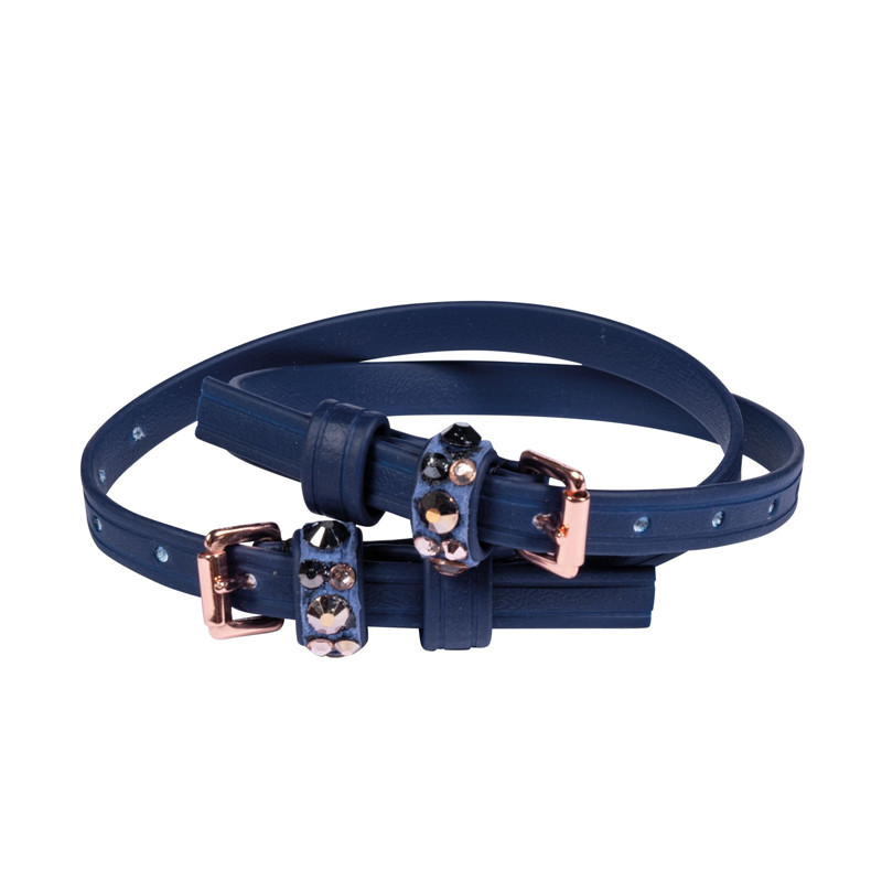 Lanières d'éperons Rosegold Glamour HKM