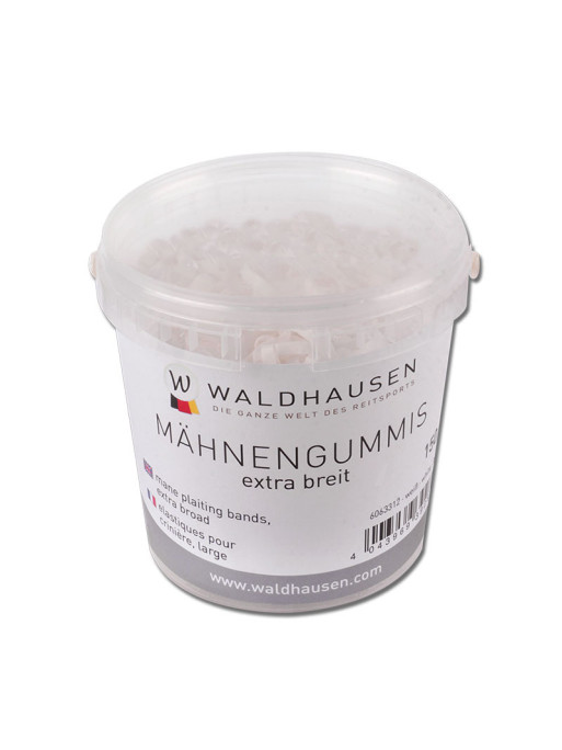 Élastiques extra larges pour crinière Waldhausen Élastiques extra larges pour crinière Waldhausen