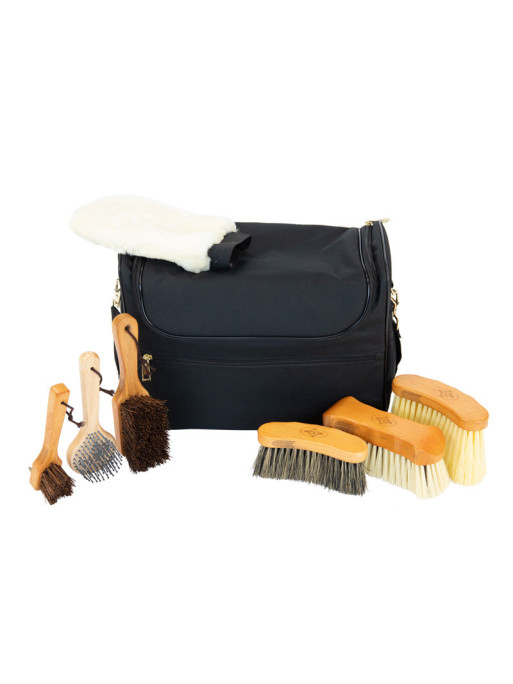 Sac de pansage Grooming Bag avec brosses Kentucky Sac de pansage Grooming Bag avec brosses Kentucky