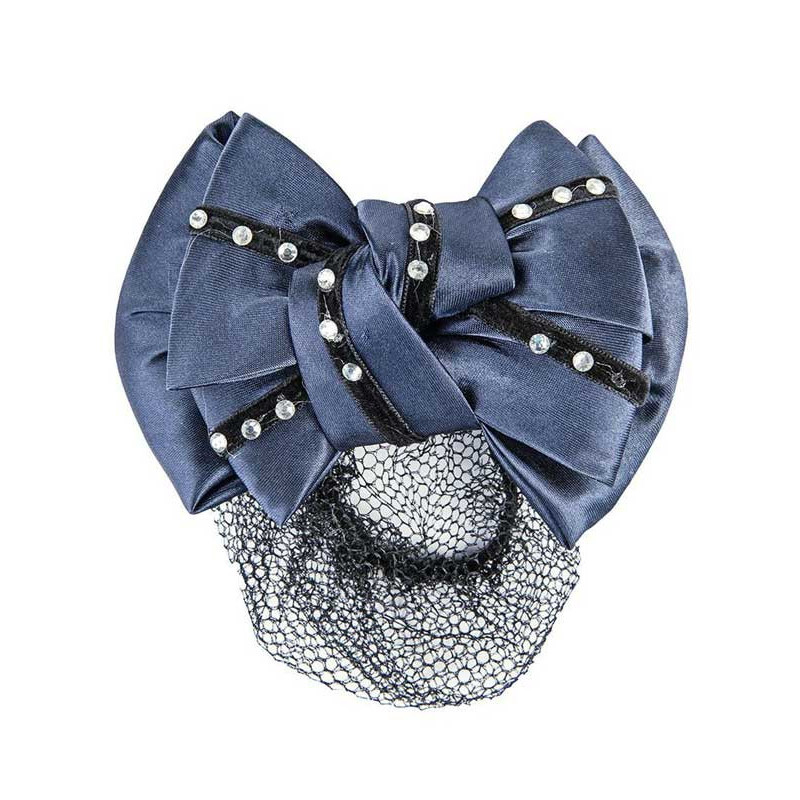 Résille avec nœud et strass HKM