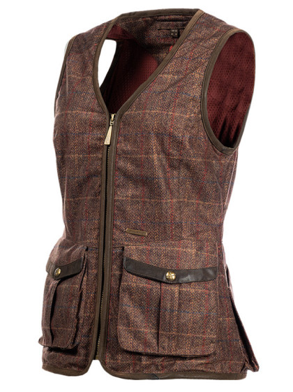 Gilet de tir en tweed imprimé pour femmes Kenwood Baleno