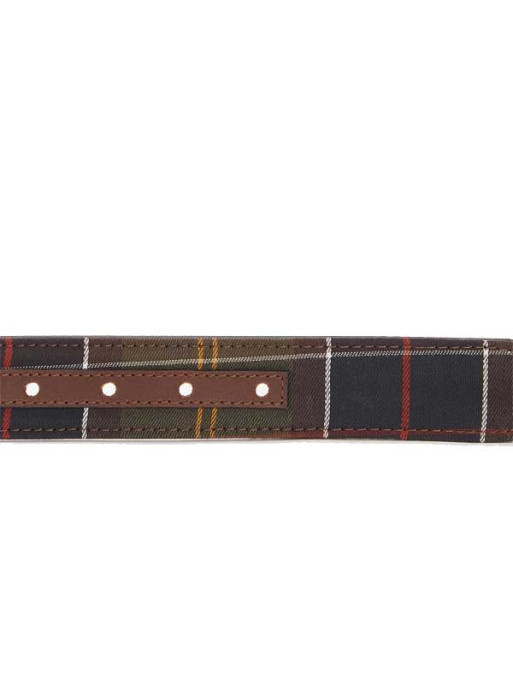 Ceinture réversible cuir et Tartan Barbour
