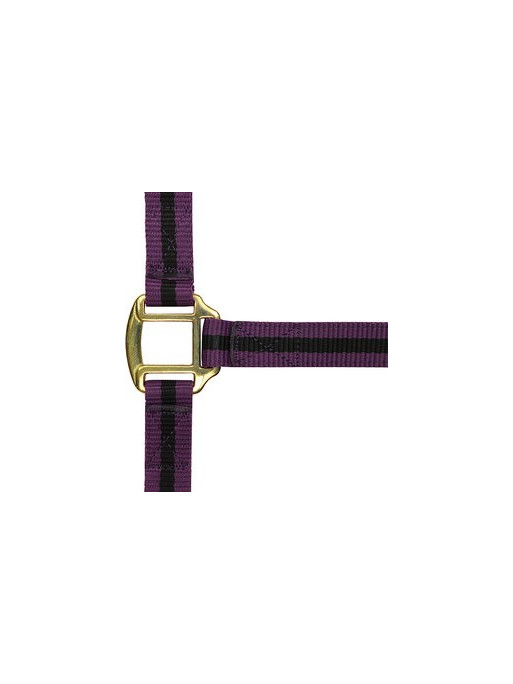 Licol nylon doublé cuir