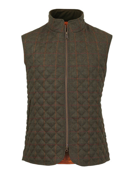 Gilet en tweed matelassé Hastings Laksen